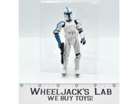 Blue Clone Trooper Lieutenant Star Wars 2004 Hasbro Action Figure