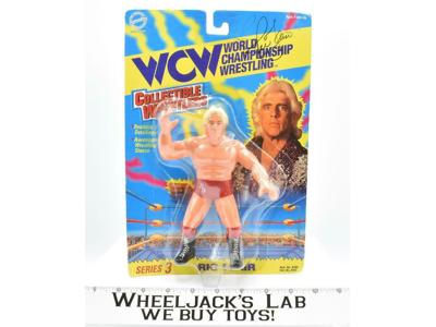 Ric Flair AUTOGRAPHED Series 3 WCW Wrestlers MOSC 1994 Toymakers Action Figure