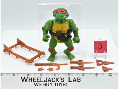 Raphael #3 SOFT HEAD 100% Complete Teenage Mutant Ninja Turtle 1988 Playmates