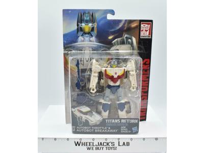 Throttle &amp; Breakaway Deluxe Generations Titans Return Transformers Hasbro MOSC