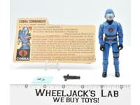 Cobra Commander #2 100% Complete GI Joe V1.5 Vintage Hasbro 1983 Action Figure