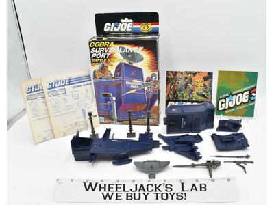 Cobra Surveillance Port W/Box 100% Complete GI Joe 1986 Hasbro Vintage