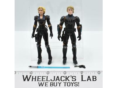 Luke Skywalker &amp; Deena Shan Star Wars Comics Pack 2009 Hasbro Action Figure