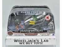 Sideswipe &amp; IcePick #2 Flash Freeze Assault MISB Dark of the Moon Transformers