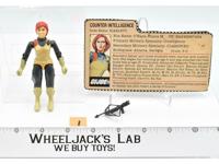 Scarlett #1 Straight Arm V1 100% Complete GI Joe Vintage Hasbro 1982