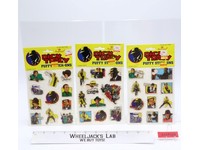 Dick Tracy Puffy Stick-Ons Lot of 3 Imperial 1990 Vintage NEW SEALED