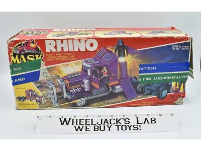 Rhino Matt Trakker Bruce Sato 100% Complete W Box MASK Kenner Vintage