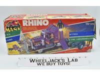 Rhino Matt Trakker Bruce Sato 100% Complete W Box MASK Kenner Vintage
