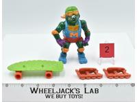Skateboardin' Mike #2 100% Complete Teenage Mutant Ninja Turtles 1991 Playmates