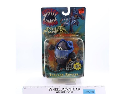 Trapjaw Ripster Street Sharks Night Fighters 1996 Mattel Figure NEW SEALED