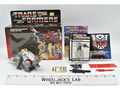 Sludge w/ Box 100% Complete 1985 Vintage Hasbro Action Figure G1 Transformers