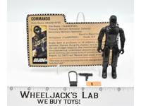 Snake Eyes #1 V1.5 Swivel Arm 100% Complete GI Joe 1983 Hasbro Action Figure