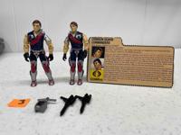 Tomax &amp; Xamot #3 V1 1985 GI Joe Vintage ARAH Hasbro Action Figure