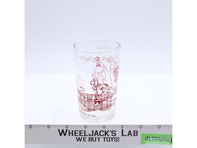 Flintstones Pebbles' Baby Sitters Jelly Glass Hanna-Barbera 1963 Vintage Cup