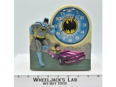 Batman &amp; Robin Vintage Alarm Clock 1974 Janex
