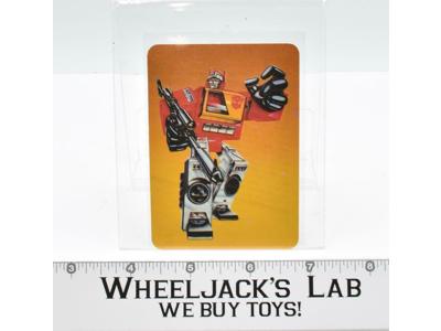 Blaster Card 19 Variant Color 1985 G1 Transformers Action Trading Cards