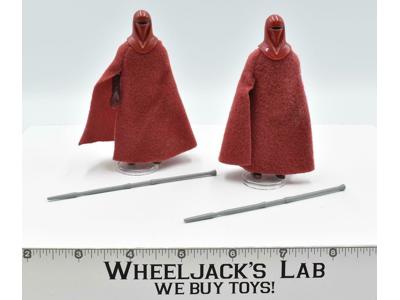Lot of 2 Emperor Royal Guard 100% Complete Star Wars 1983 Figure Kenner No Repro