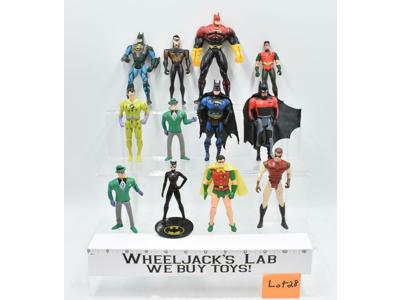 Lot #28 12 Batman DC Comics Superheroes Villains ToyBiz Kenner Action Figures