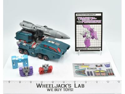 Doubledealer Powermaster 100% Complete UNUSED STICKERS 1988 G1 Transformers