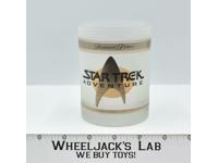 Star Trek Adventure Collector's Frosted Drinking Glass 1989 Paramount Pictures