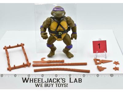 Donatello #1 SOFT HEAD 100% Complete Teenage Mutant Ninja Turtle 1988 Playmates
