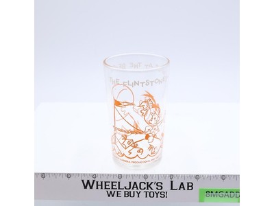 Flintstones Pebbles At The Beach Jelly Glass Hanna-Barbera 1964 Vintage Cup