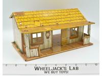 Tin Ranch Log Cabin Vintage 1950's Marx Western Ranch Playhouse