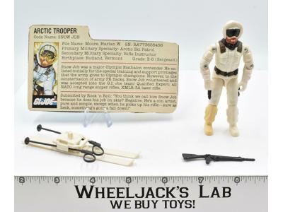 Snow Job V1 100% Complete GI Joe 1983 Vintage Hasbro Action Figure
