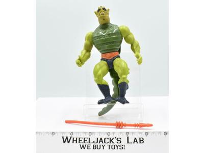 Whiplash 100% Complete He-Man Masters of the Universe MOTU Vintage 1984 Mattel