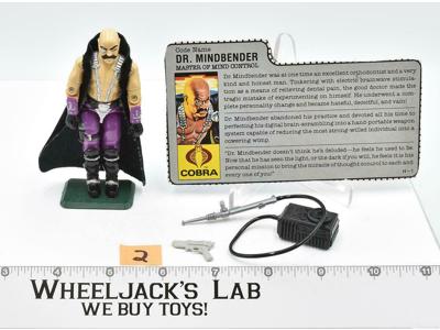 Dr. Mindbender #2 V1 100% Complete ARAH 1986 GI Joe Hasbro Vintage Action Figure