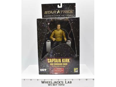 Capt. Kirk W/Command Chair Star Trek 40th Anniversary 2006 Diamond Toys NEW