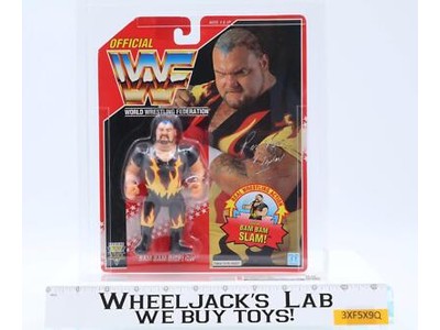 Bam Bam Bigelow CAS GRADED 80 80/90/90 WWF Series 8 Hasbro Figure NEW SEALED