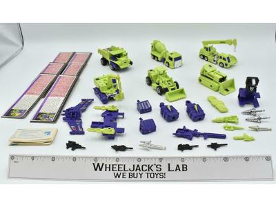 Devastator 100% Complete Vintage 1985 G1 Transformers Hasbro Action Figure