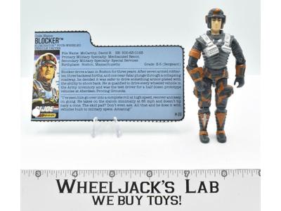 Blocker Eliminator Driver V1 100% Complete 1987 GI Joe ARAH Hasbro Vintage