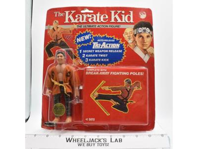Sato The Karate Kid 1986 Remco Toys Inc NEW MOSC Red Card Action Figure