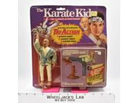 Miyagi The Karate Kid 1986 Remco Toys Inc NEW MOSC Purple Card Action Figure