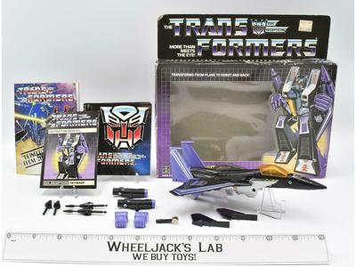 Skywarp MIB 100% Complete 1985 Vintage G1 Transformers Action Figure