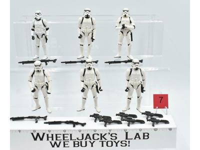 Lot of 6 Stormtroopers #7 Star Wars Clone Wars Saga Legacy Anniversary Hasbro