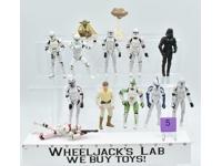 Lot of 12 Assorted Figures Star Wars Clone Wars Saga Legacy Anniversary Hasbro