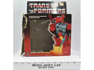 Perceptor BOX ONLY 1985 Action Figure Vintage Hasbro G1 Transformers