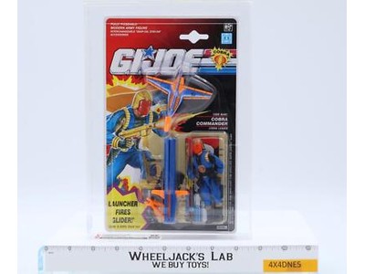 Cobra Commander CAS GRADED 85 85/90/90 UK GI Joe 30-Back 1991 Hasbro NEW SEALED
