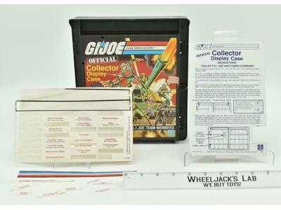 Collector Display Case Carry Storage UNBROKEN GI Joe Action Figure 1982