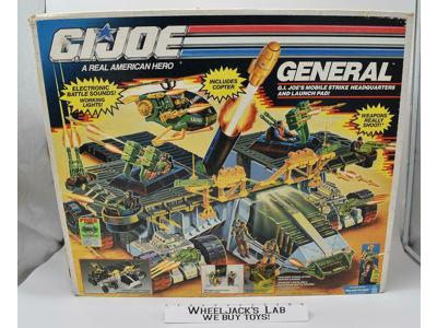 The General #2 UNUSED STICKERS 100% Complete Boxed GI Joe 1990 Hasbro Vintage
