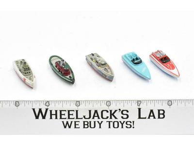 Lot of 5 Boats 1988-89 Vintage Galoob Micro Machines