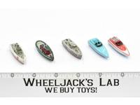 Lot of 5 Boats 1988-89 Vintage Galoob Micro Machines
