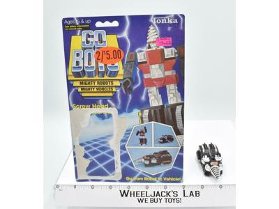 Screw Head With Card 1983 Gobots Vintage Go-Bots Bandai Tonka Action Figure