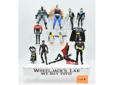 Lot #18 12 Batman DC Comics Superheroes Villains ToyBiz Kenner Action Figures