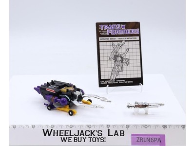 Shrapnel 100% Complete 1985 Vintage Hasbro G1 Transformers Action Figure