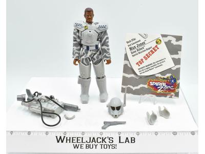 Max Jones #B 100% Complete Spiral Zone Tonka 1987 Vintage Action Figure