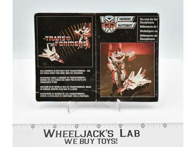 Ceji Milton Bradly MB Catalogue EURO 1985 G1 Transformers Vintage